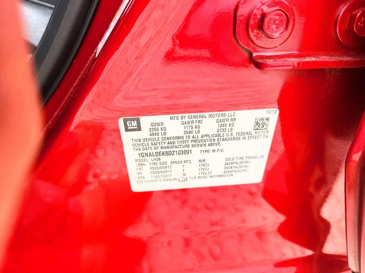 2013 CHEVROLET EQUINOX