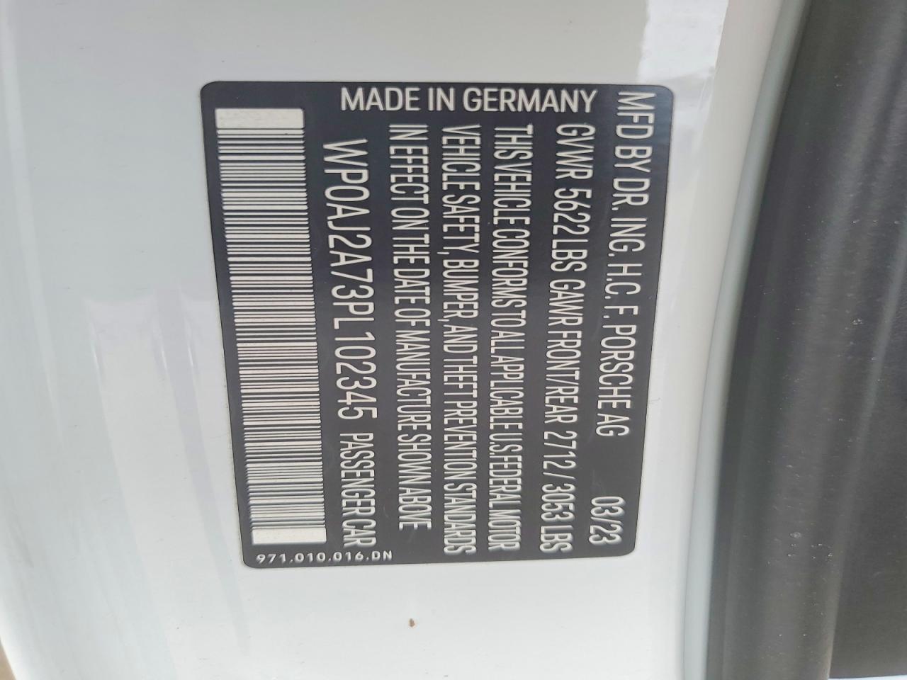 2023 PORSCHE Panamera