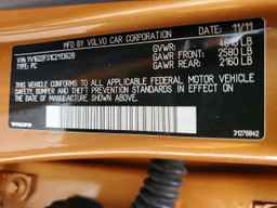 2012 VOLVO S60