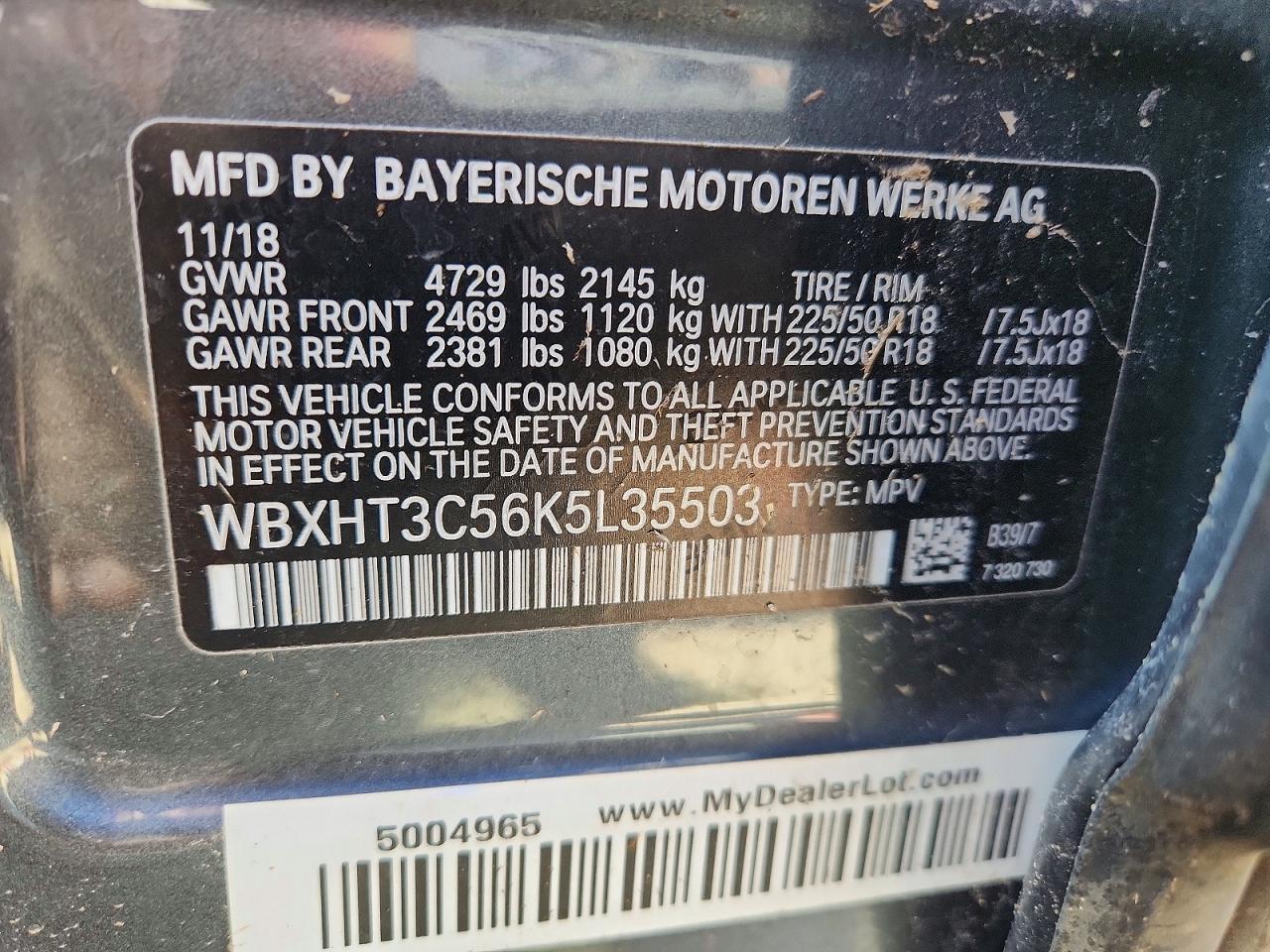 2019 BMW X1