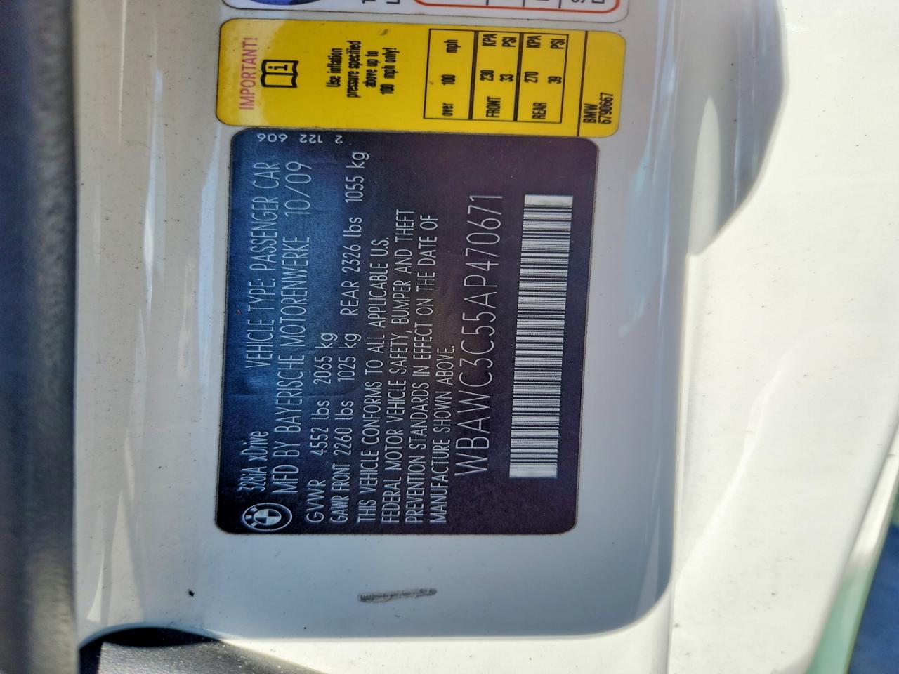 2010 BMW 3 SERIES