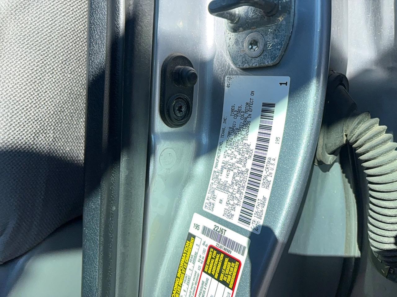 2012 TOYOTA