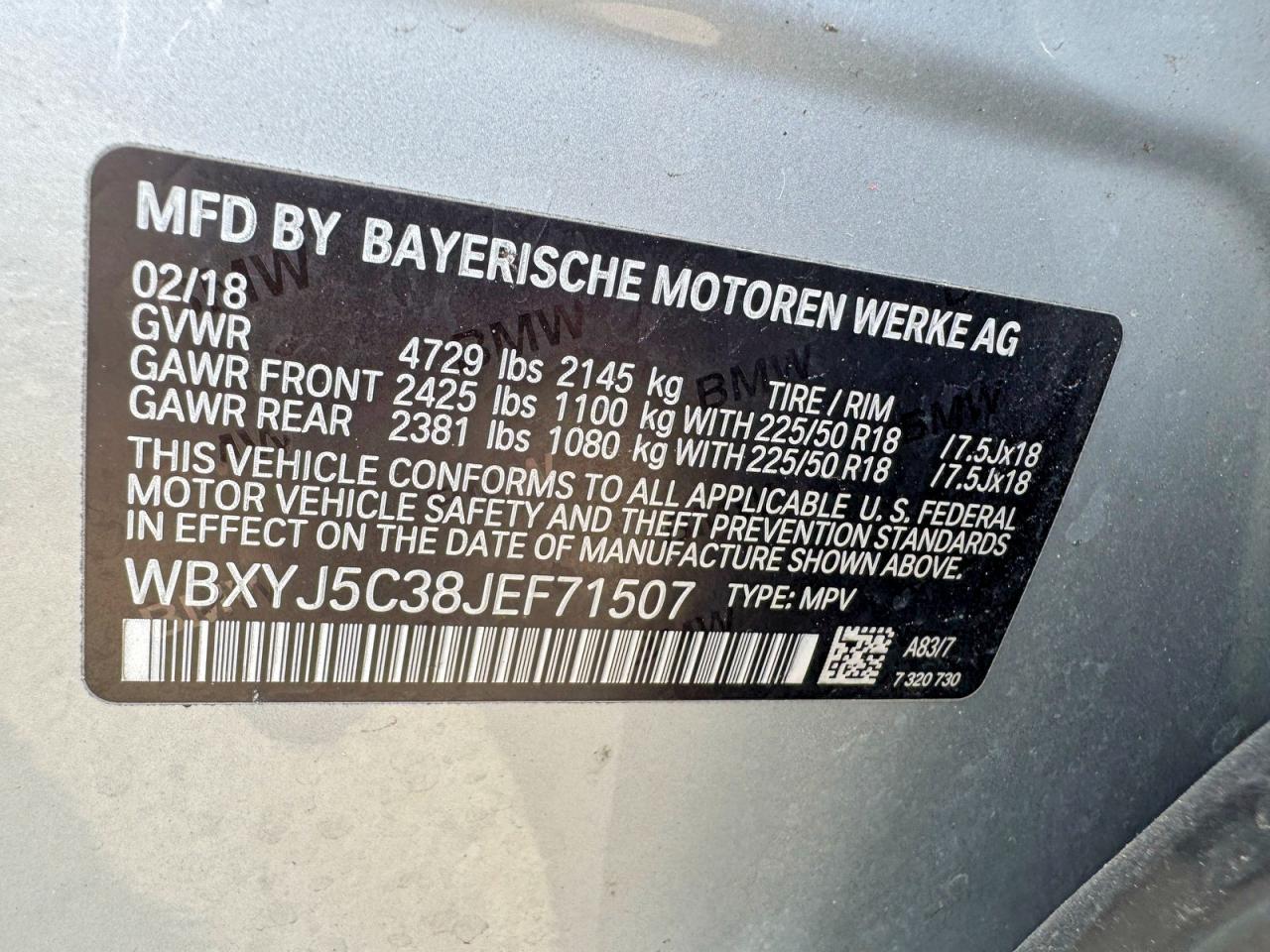 2018 BMW X2