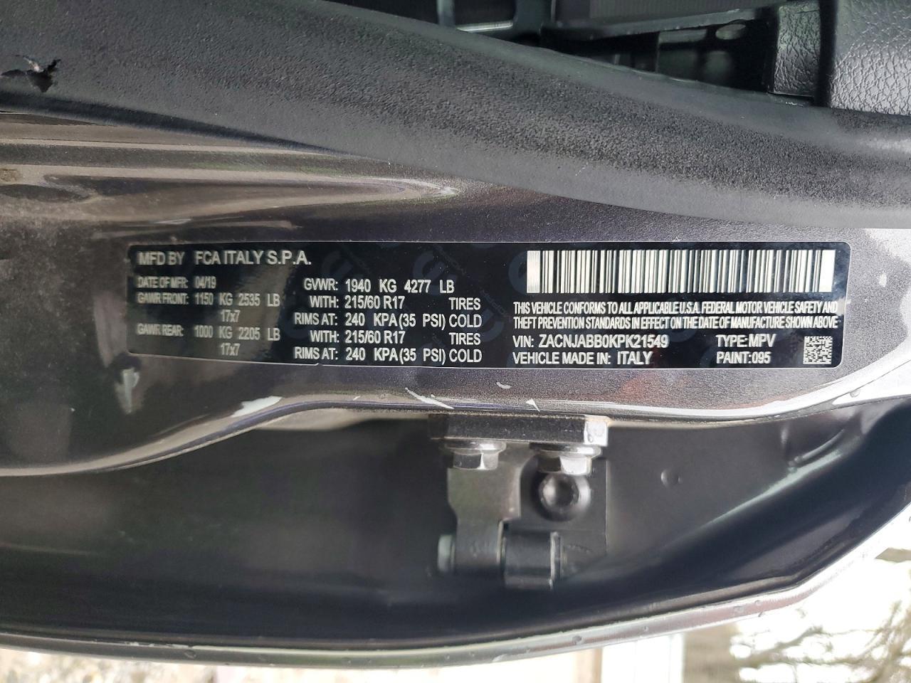 2019 JEEP Renegade