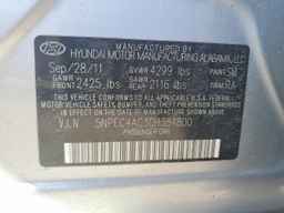 2012 HYUNDAI SONATA