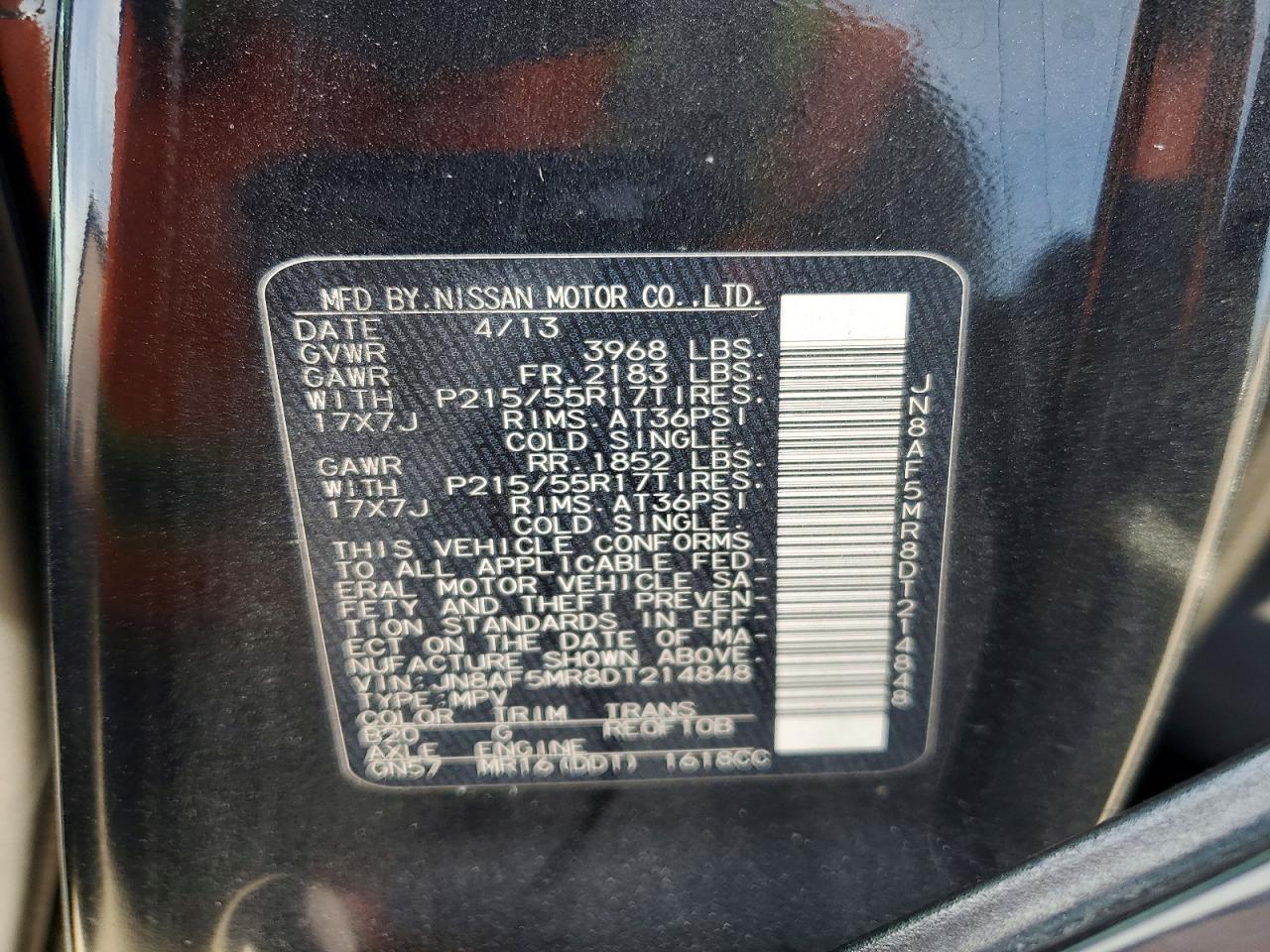 2013 NISSAN Juke
