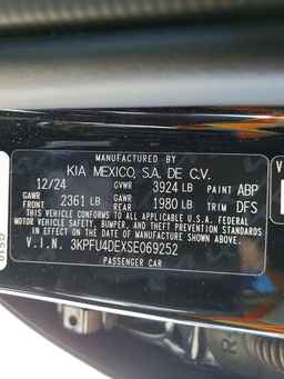 2025 KIA K4