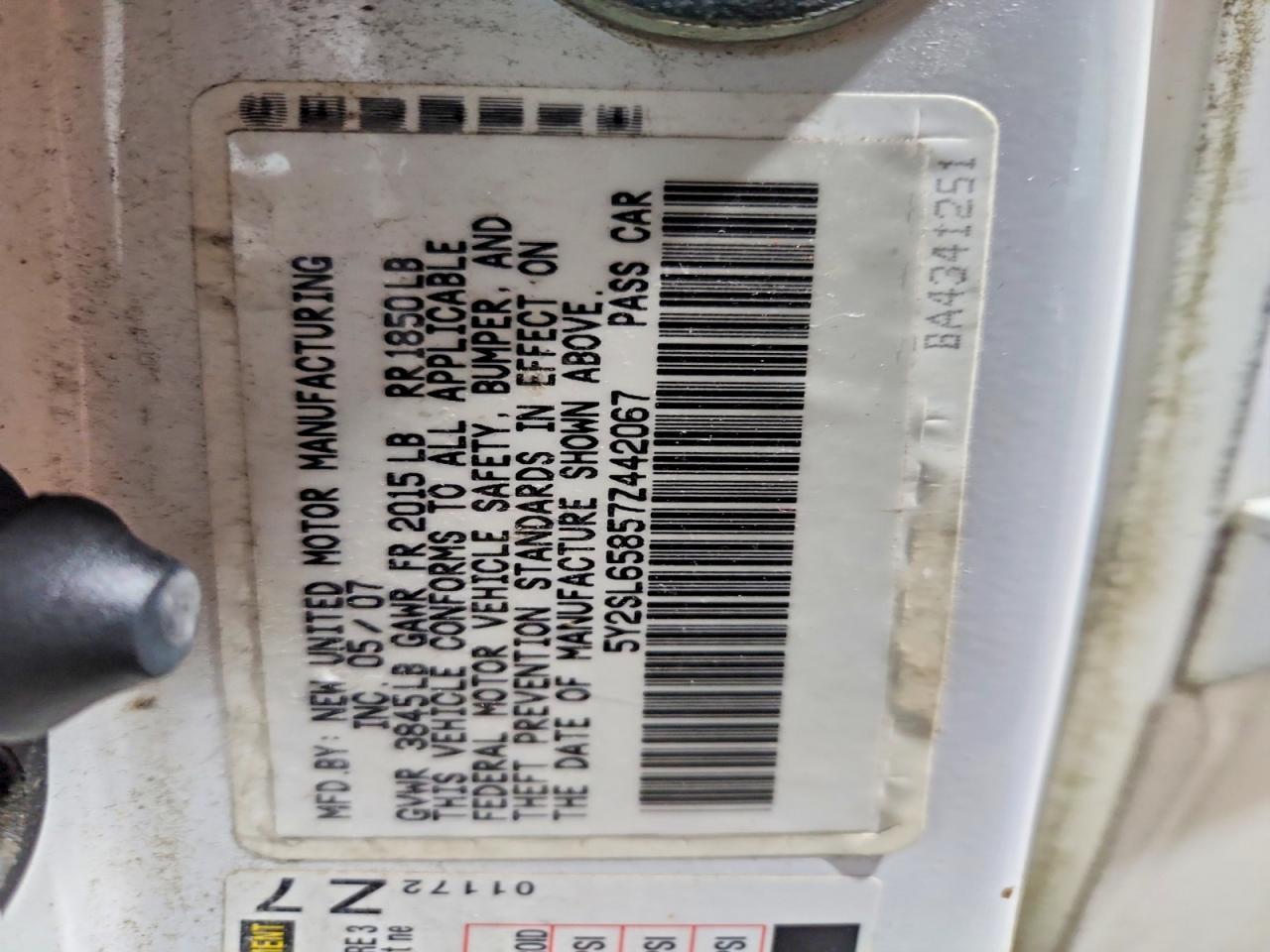 2007 PONTIAC VIBE