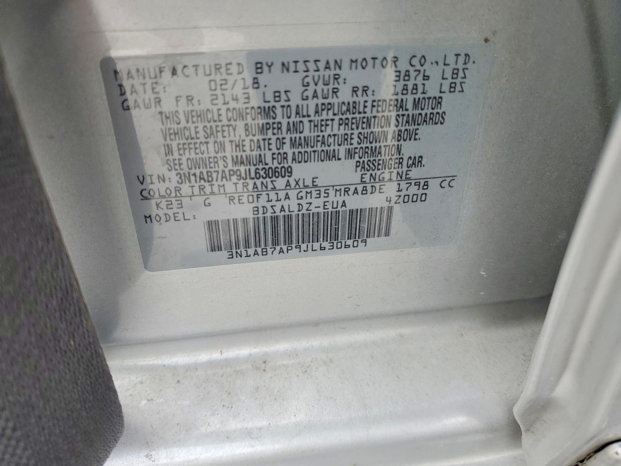 2018 NISSAN SENTRA