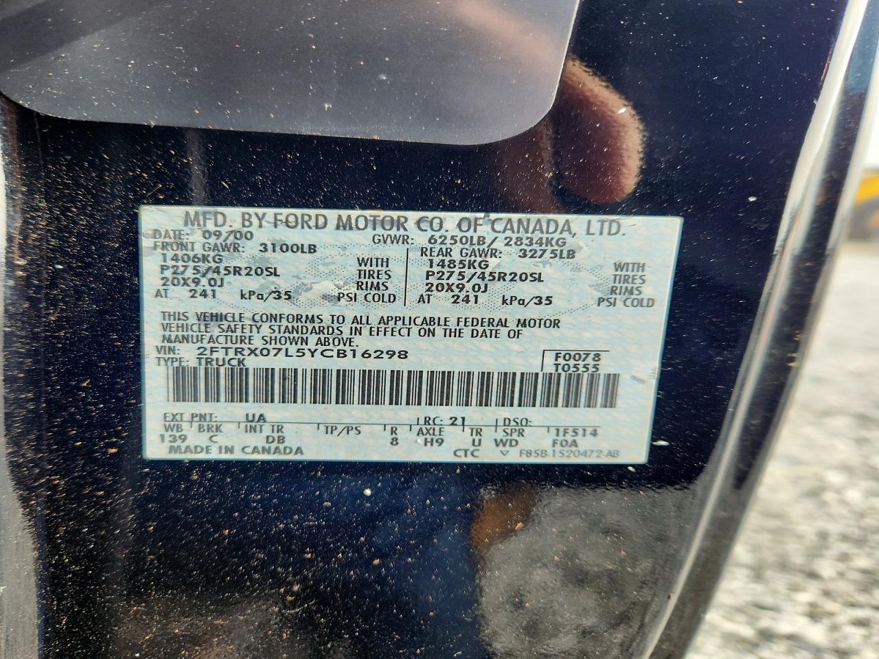 2000 FORD F-150 Lightning