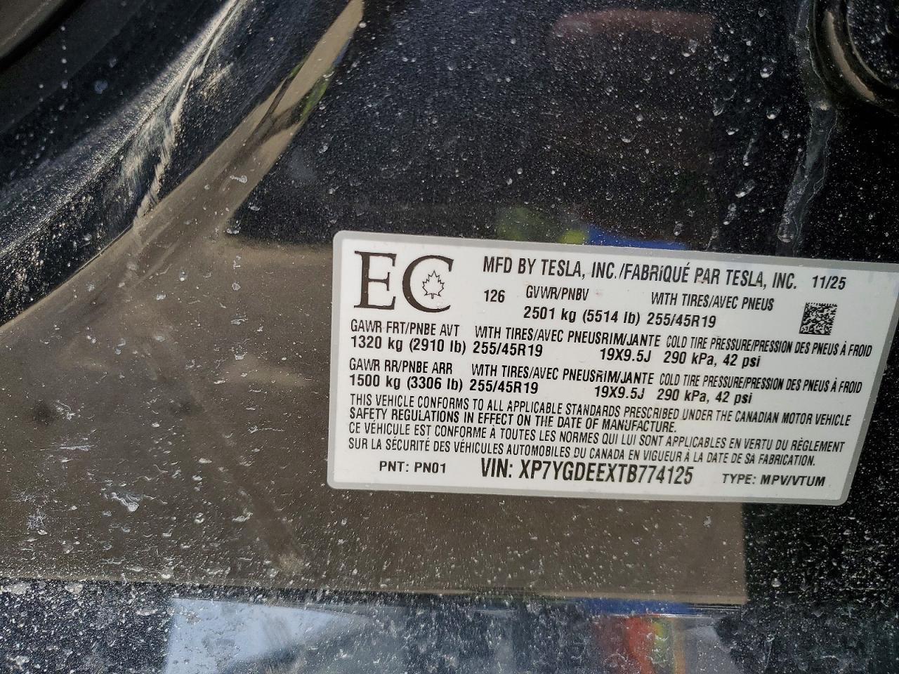2026 TESLA MODEL Y