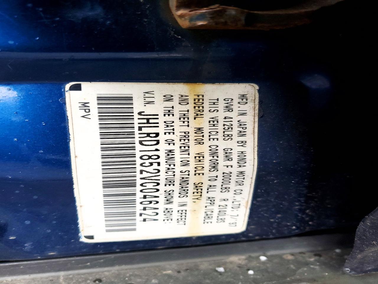 1997 HONDA CR-V