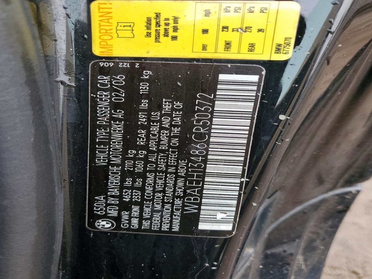 2006 BMW 6 Series
