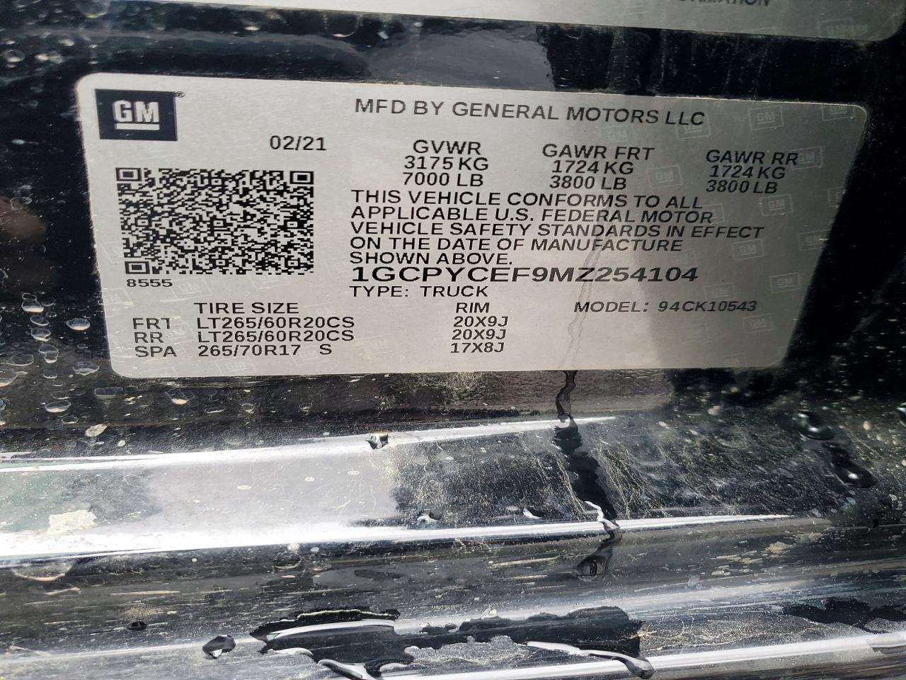 2021 CHEVROLET Silverado