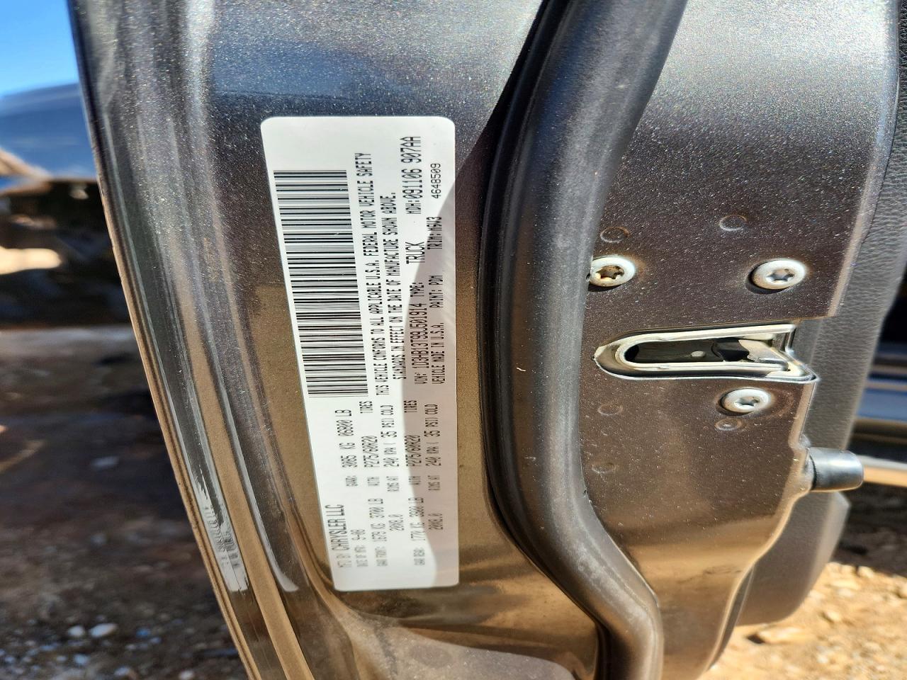 2009 DODGE RAM 1500