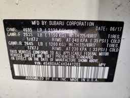 2017 SUBARU Outback