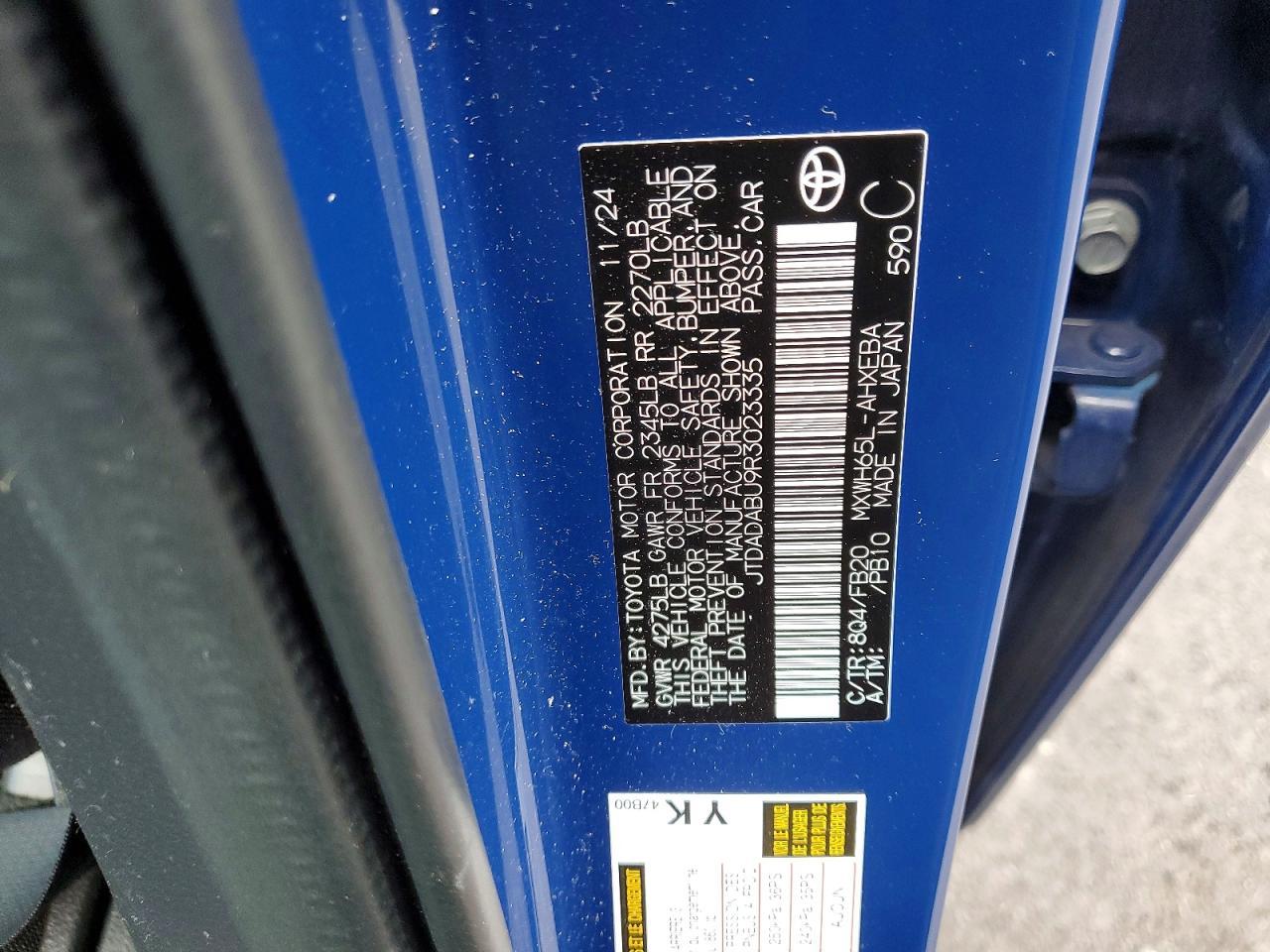 2024 TOYOTA PRIUS