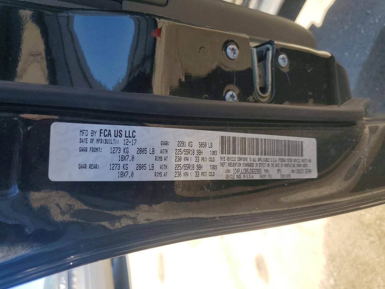 2018 JEEP CHEROKEE