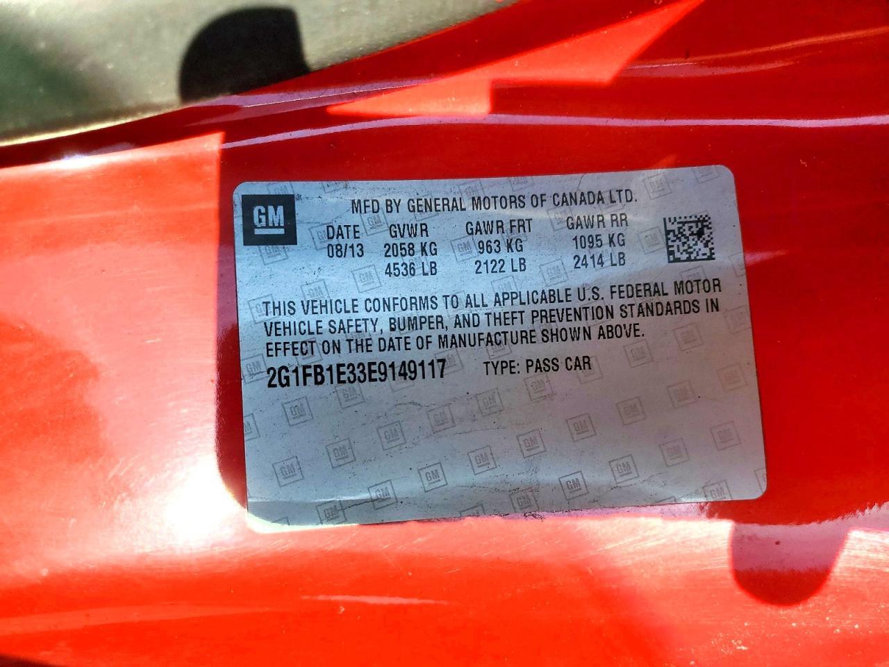 2014 CHEVROLET Camaro