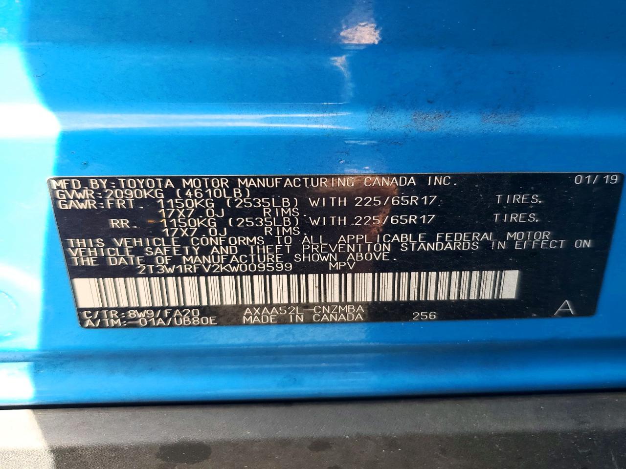2019 TOYOTA RAV4