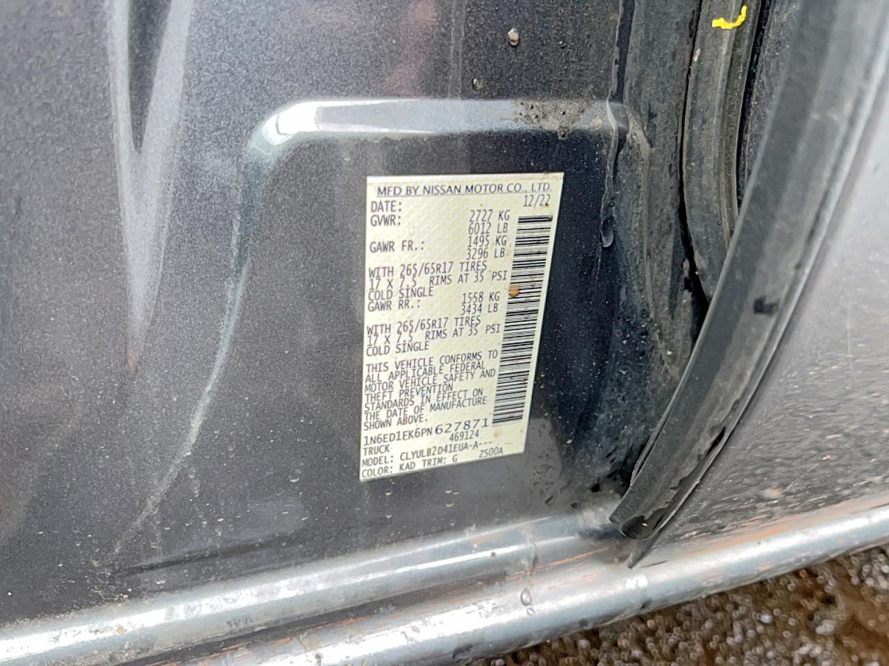 2023 NISSAN Frontier