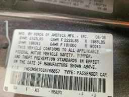 2006 HONDA ACCORD