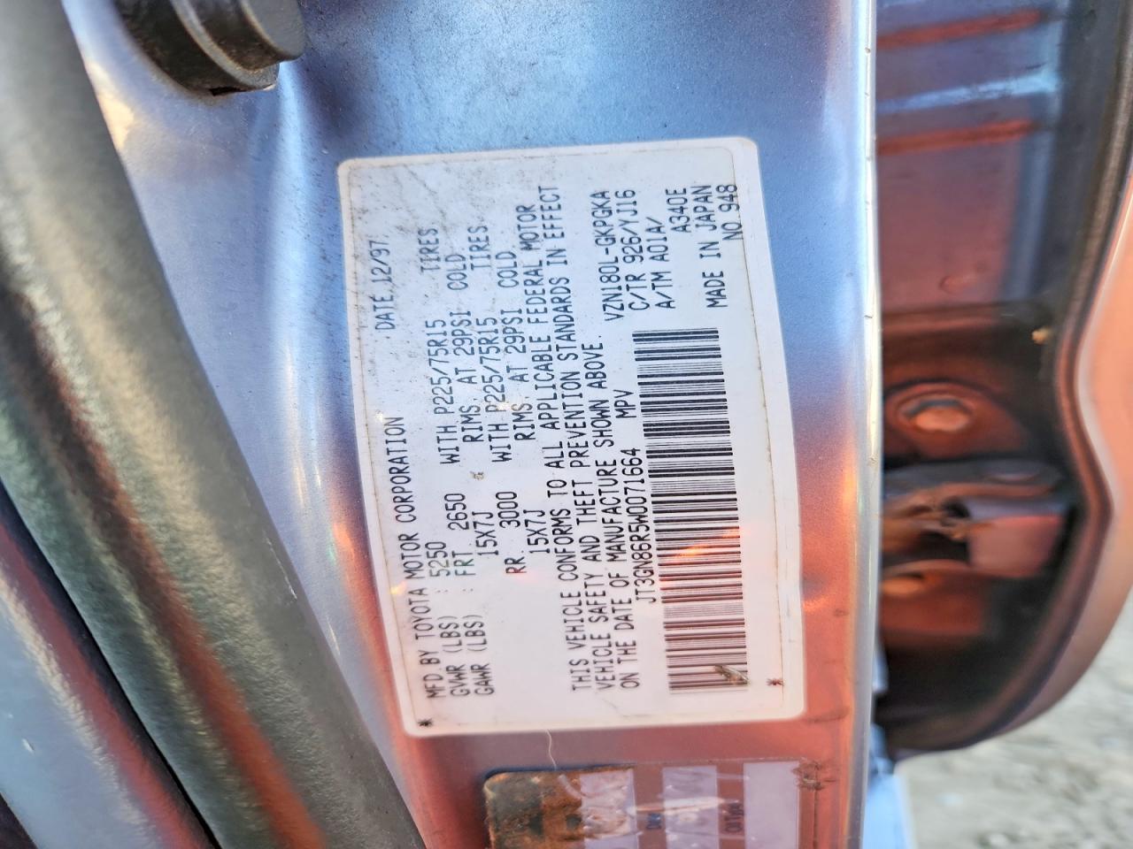 1998 TOYOTA 4Runner