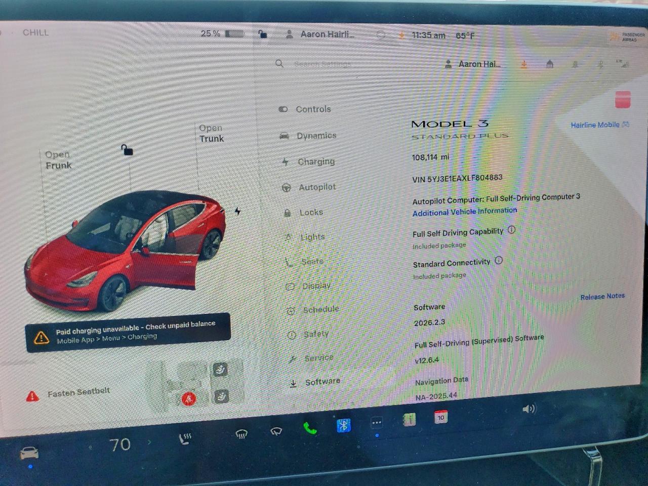 2020 TESLA MODEL 3