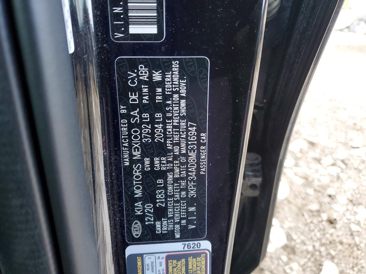 2021 KIA FORTE