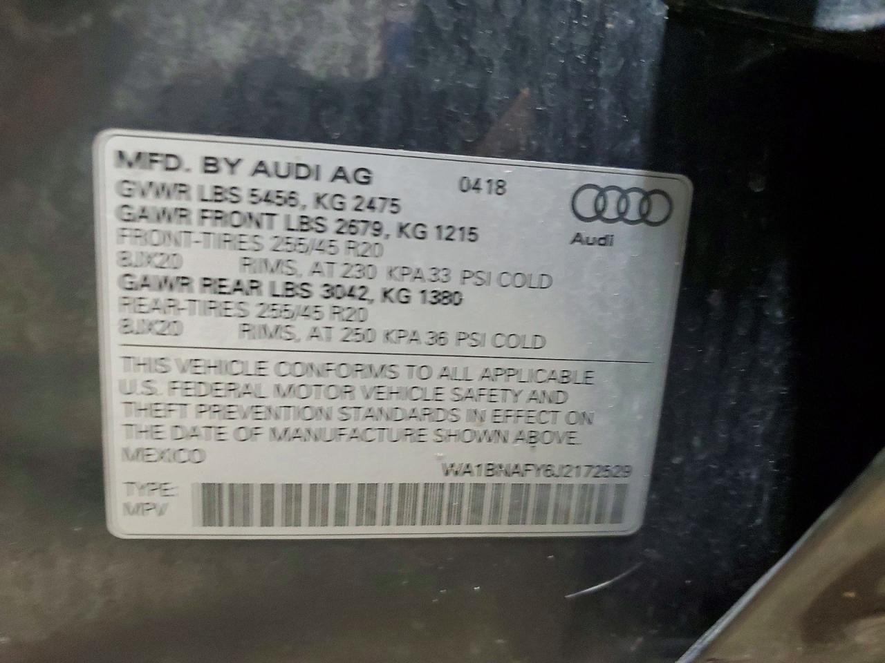 2018 AUDI Q5