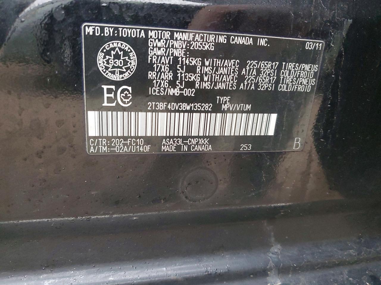 2011 TOYOTA RAV4