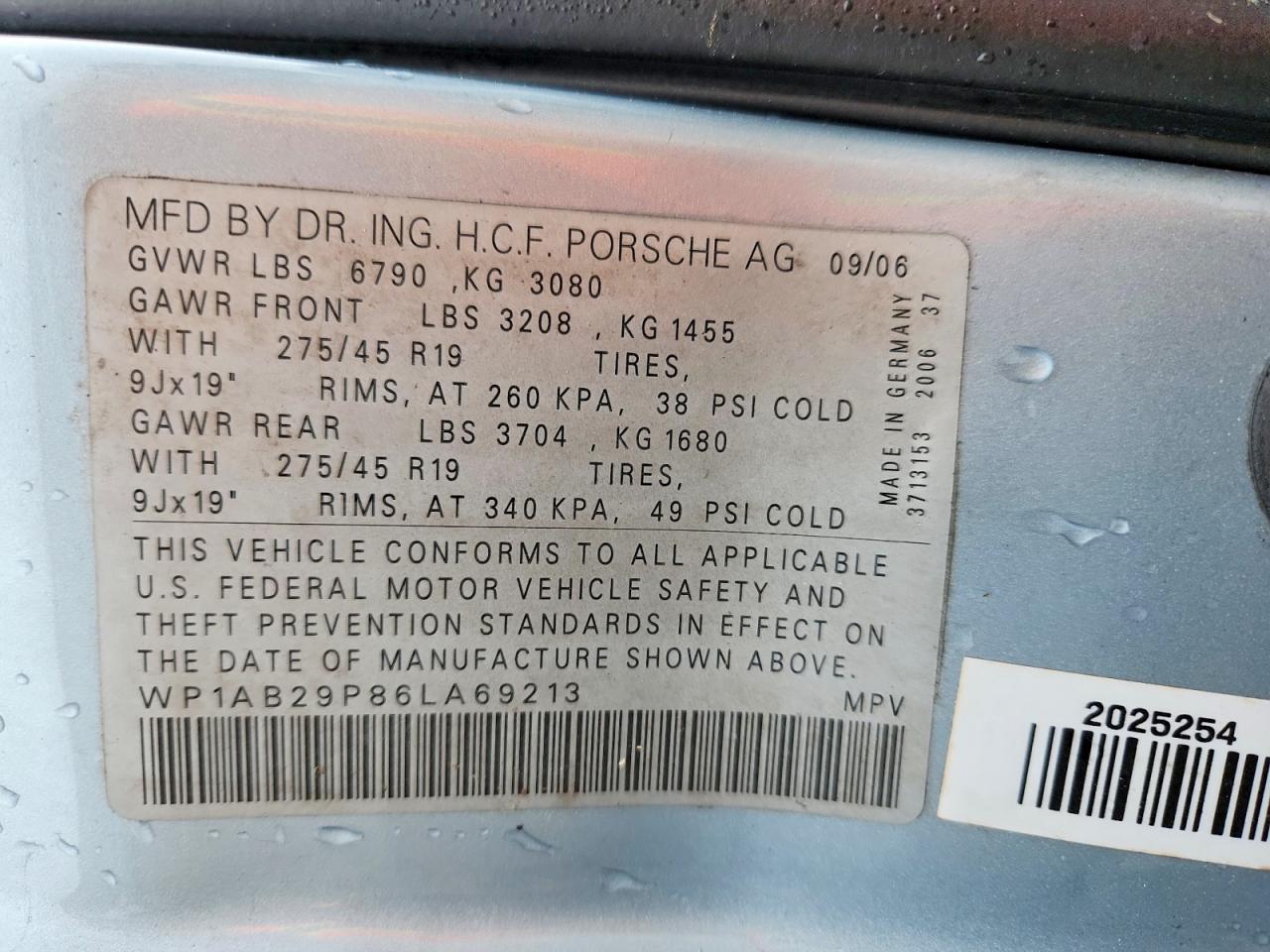 2006 PORSCHE CAYENNE