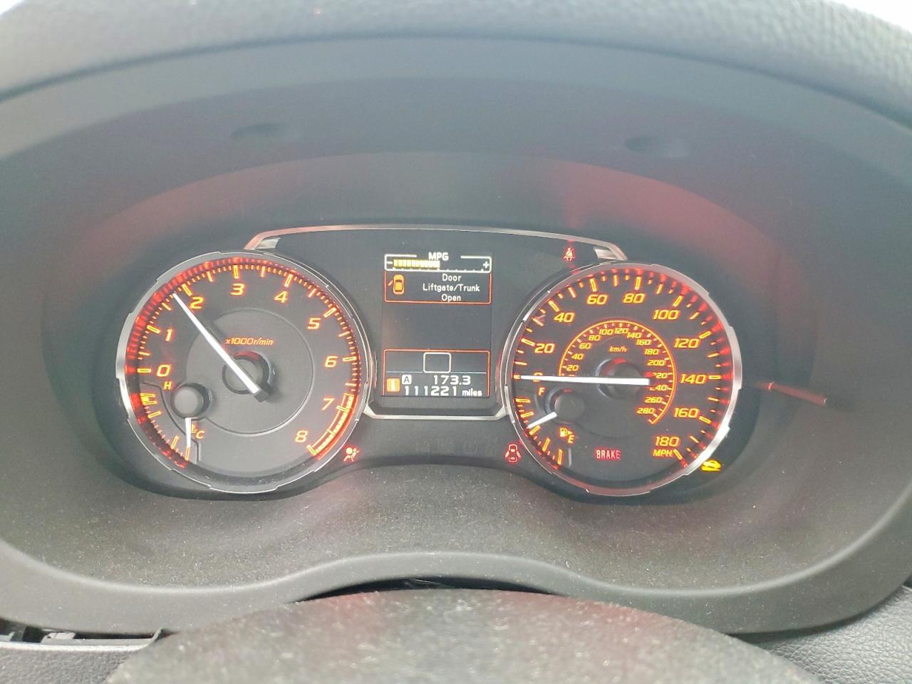 2015 SUBARU WRX