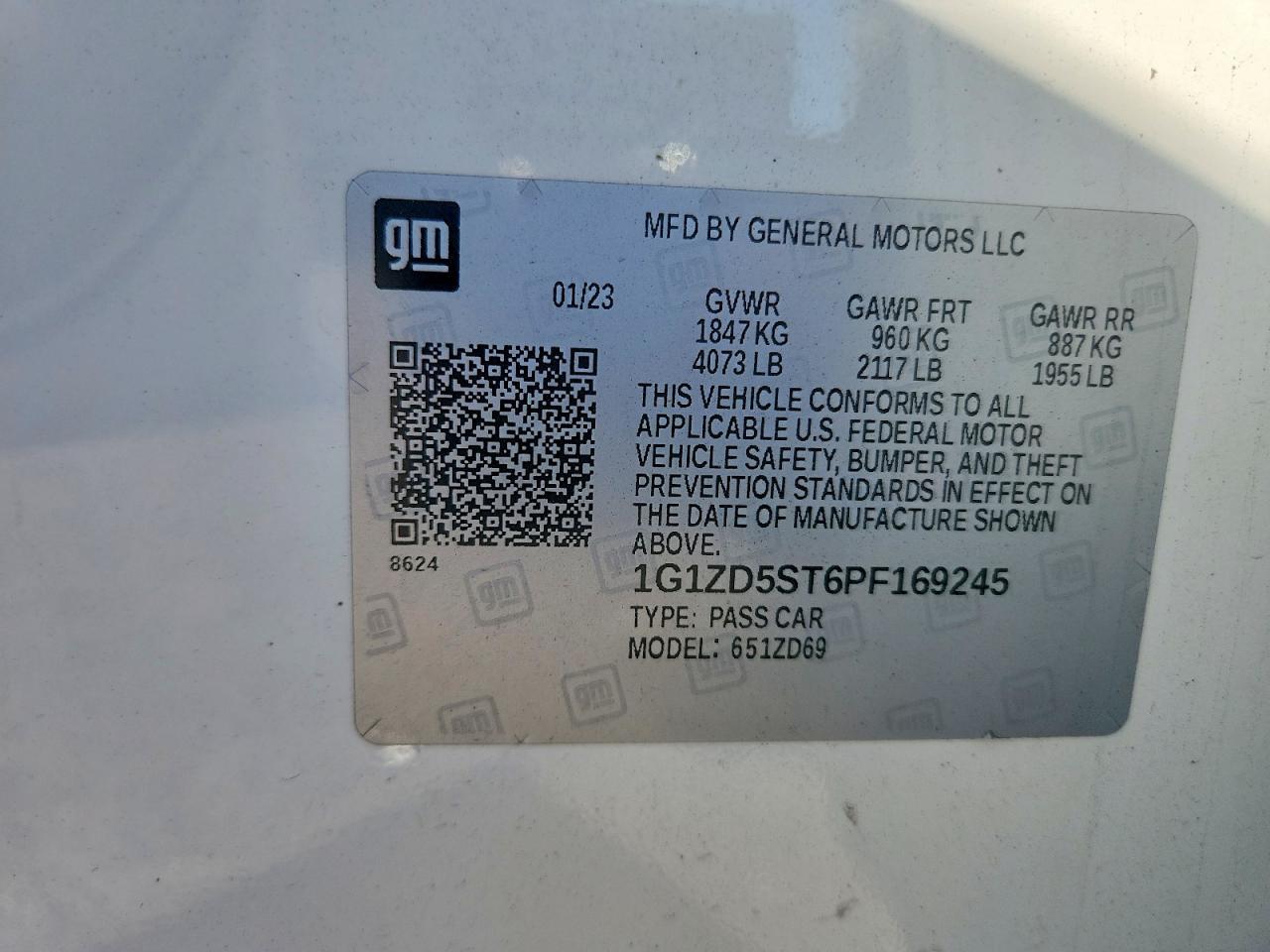 2023 CHEVROLET MALIBU