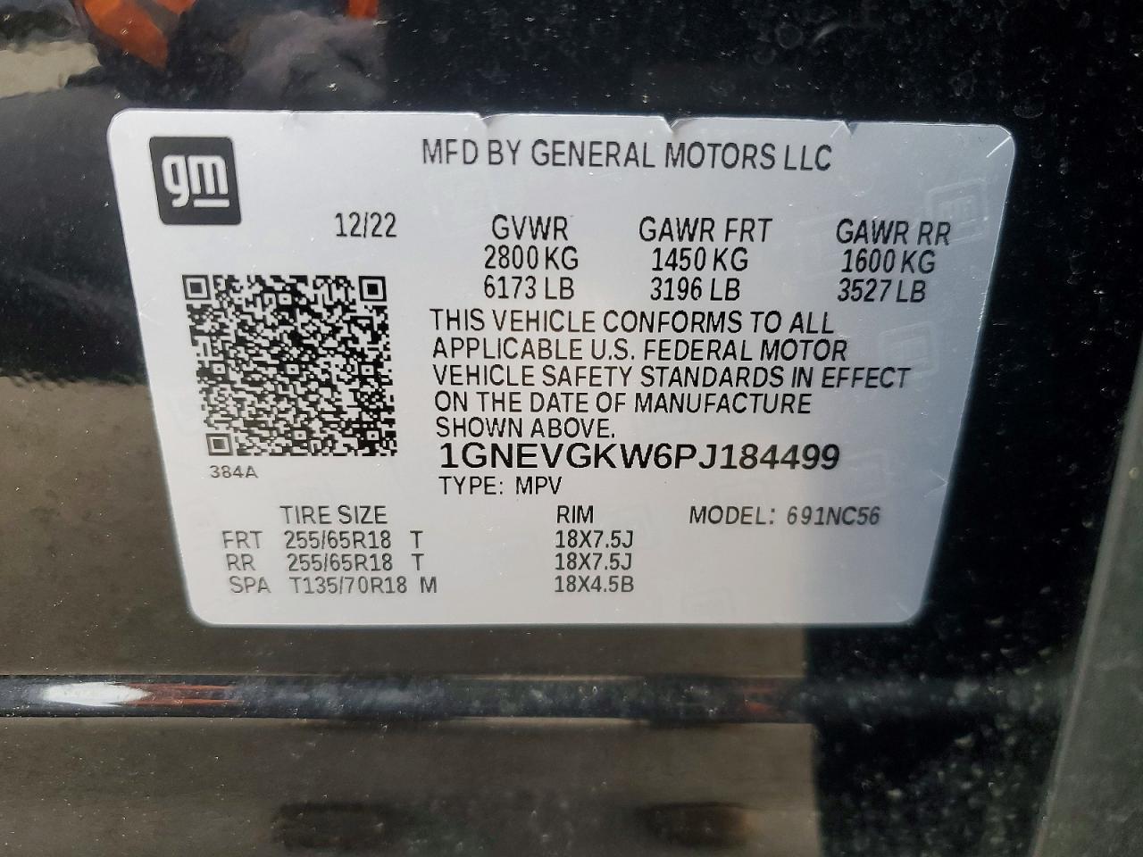 2023 CHEVROLET TRAVERSE