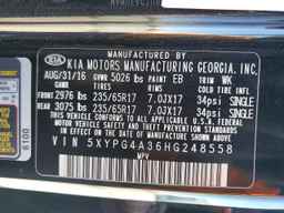 2017 KIA SORENTO