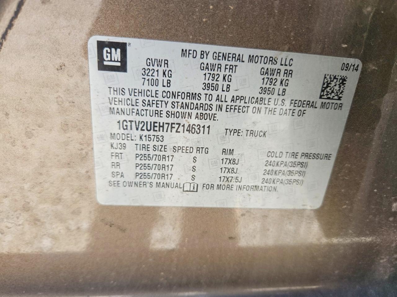 2015 GMC Sierra