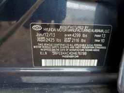 2013 HYUNDAI SONATA