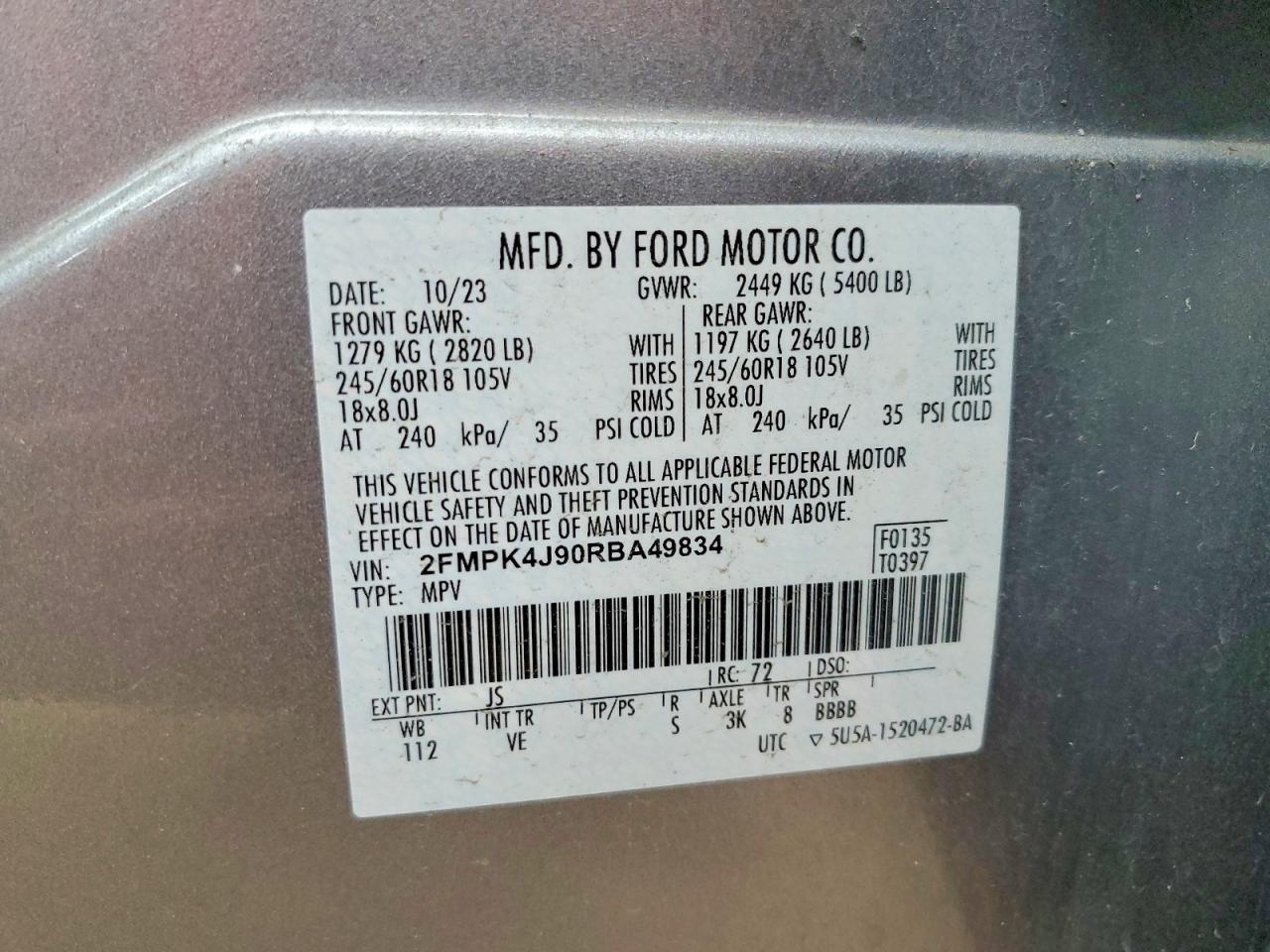 2024 FORD EDGE