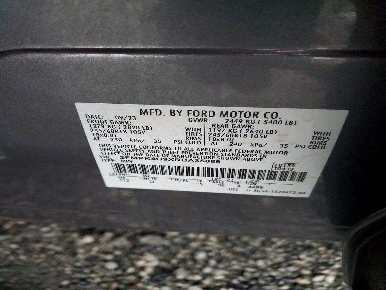 2024 FORD EDGE