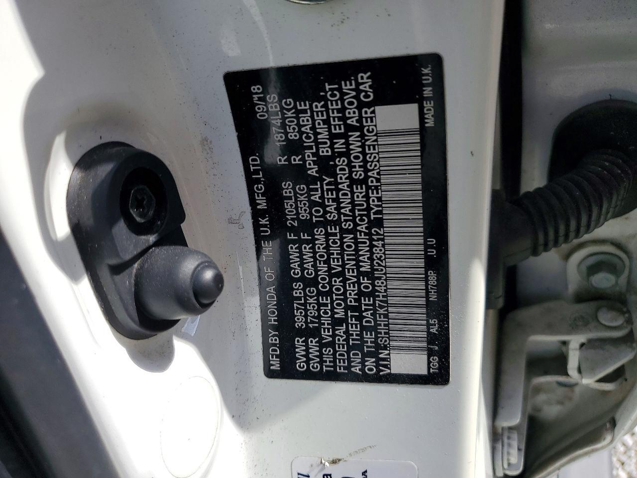 2018 HONDA CIVIC