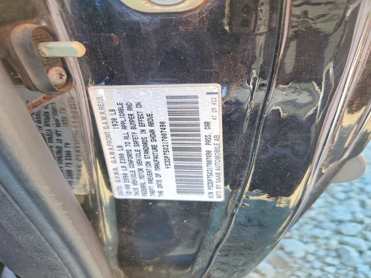 2001 SAAB 9-3