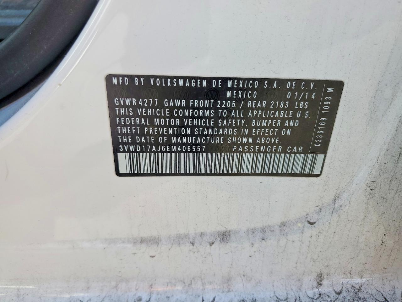 2014 VOLKSWAGEN JETTA