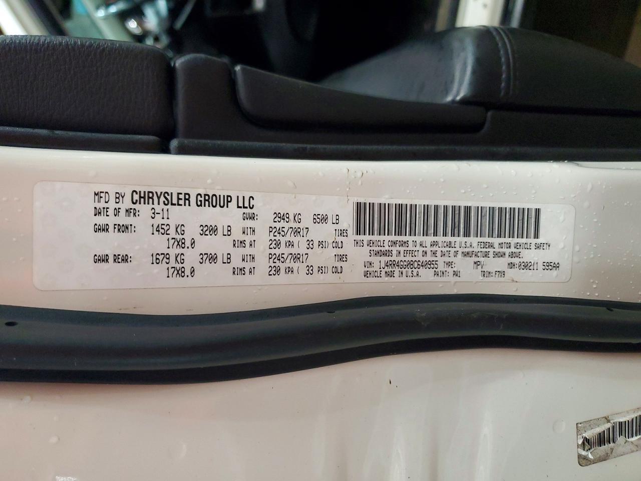 2011 JEEP Grand Cherokee