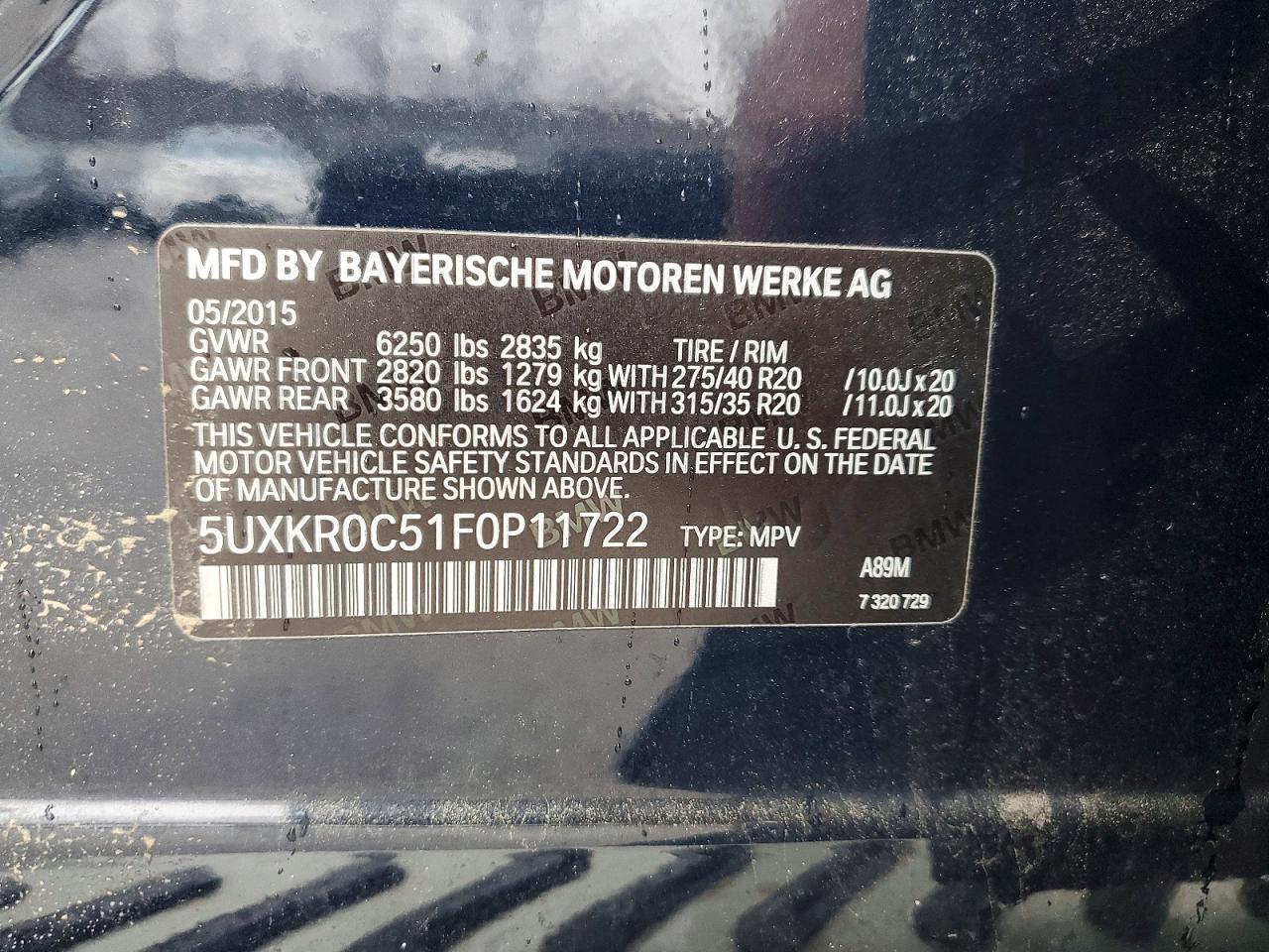 2015 BMW X5