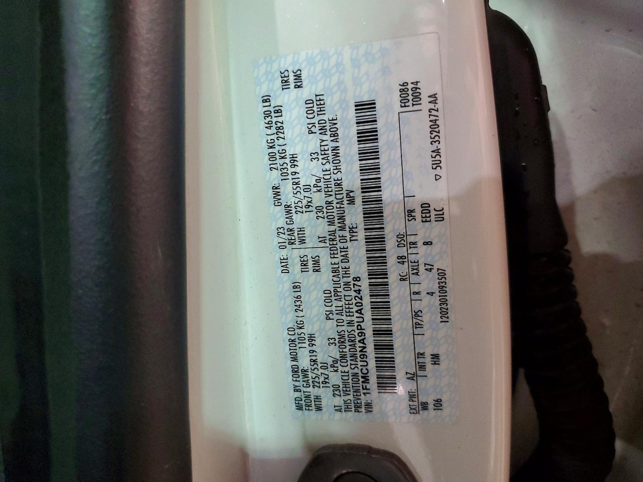 2023 FORD ESCAPE