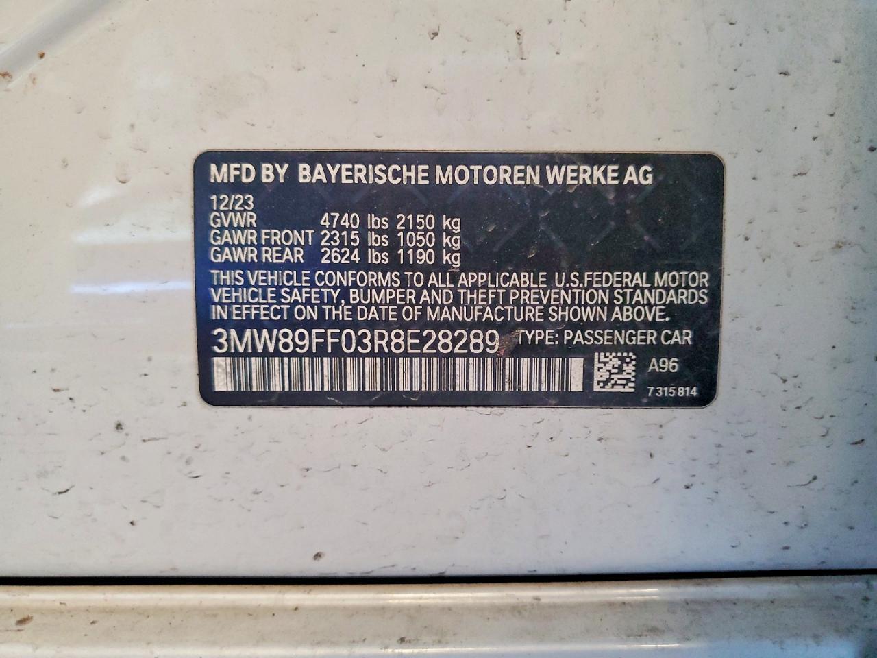 2024 BMW 3 SERIES