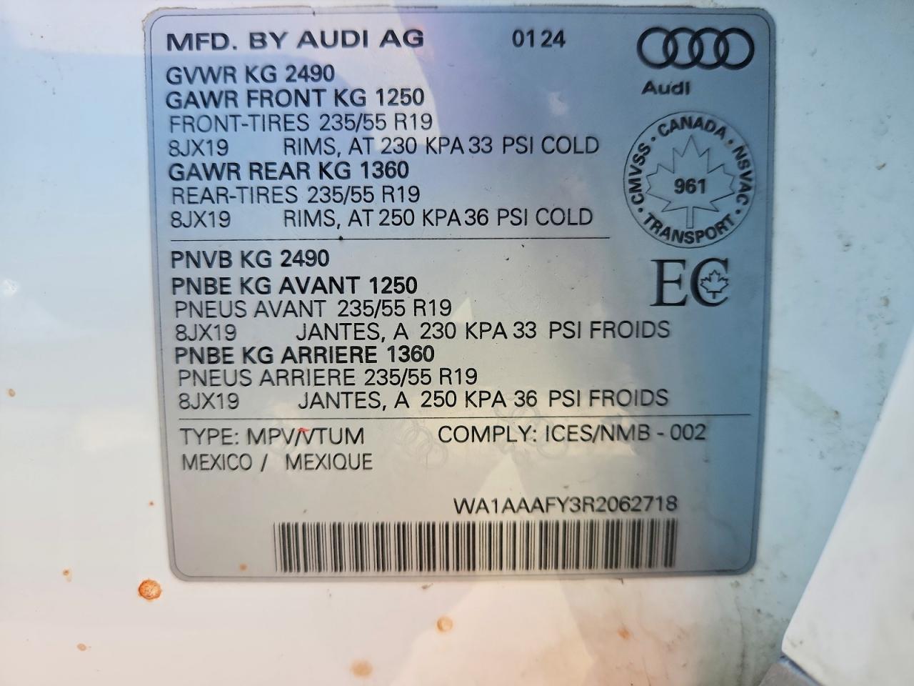 2024 AUDI Q5