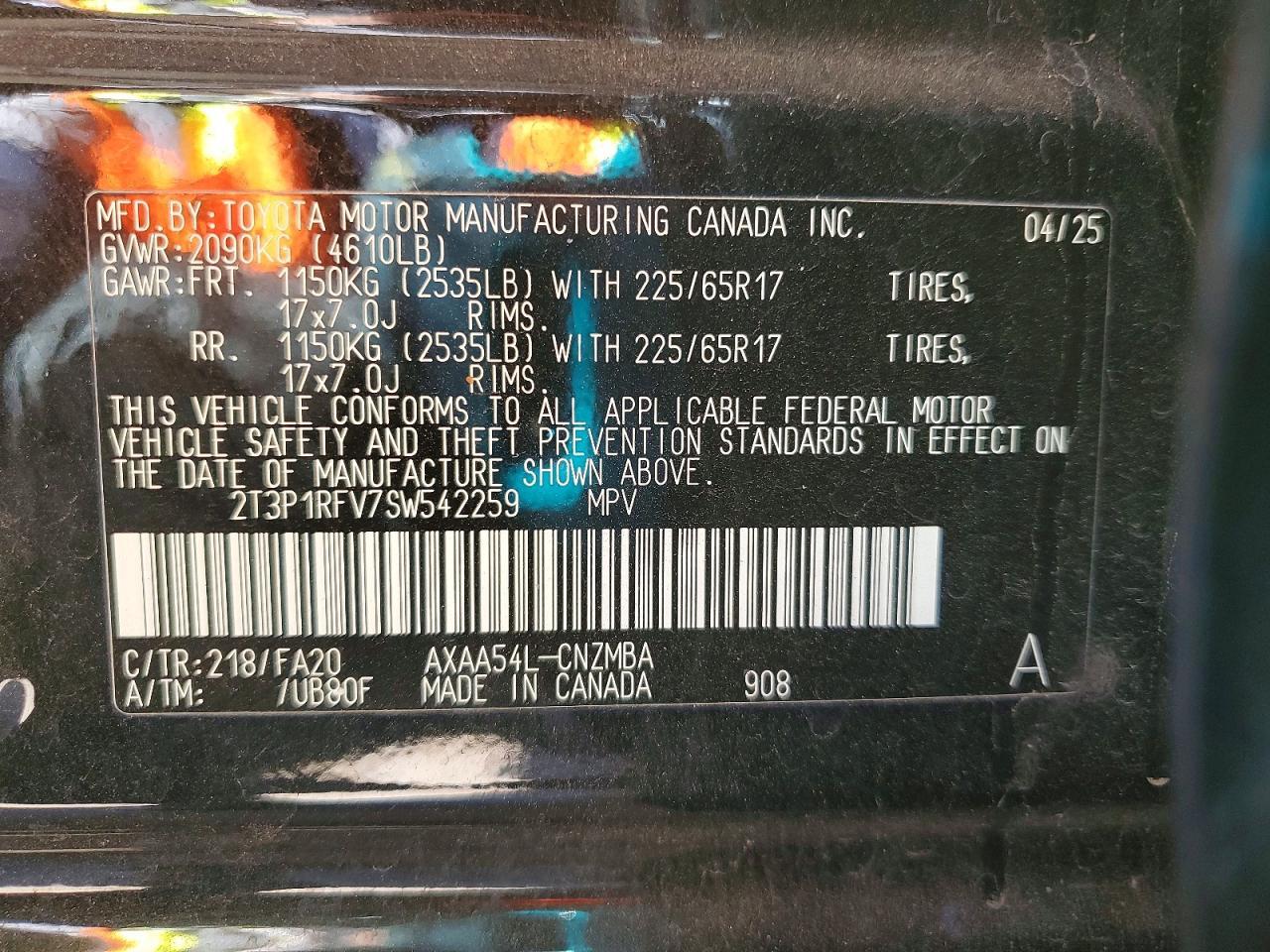 2025 TOYOTA RAV4