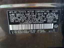 2010 LEXUS LS 460